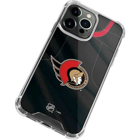 NHL Ottawa Senators Home Jersey iPhone 15 Pro Clear Case